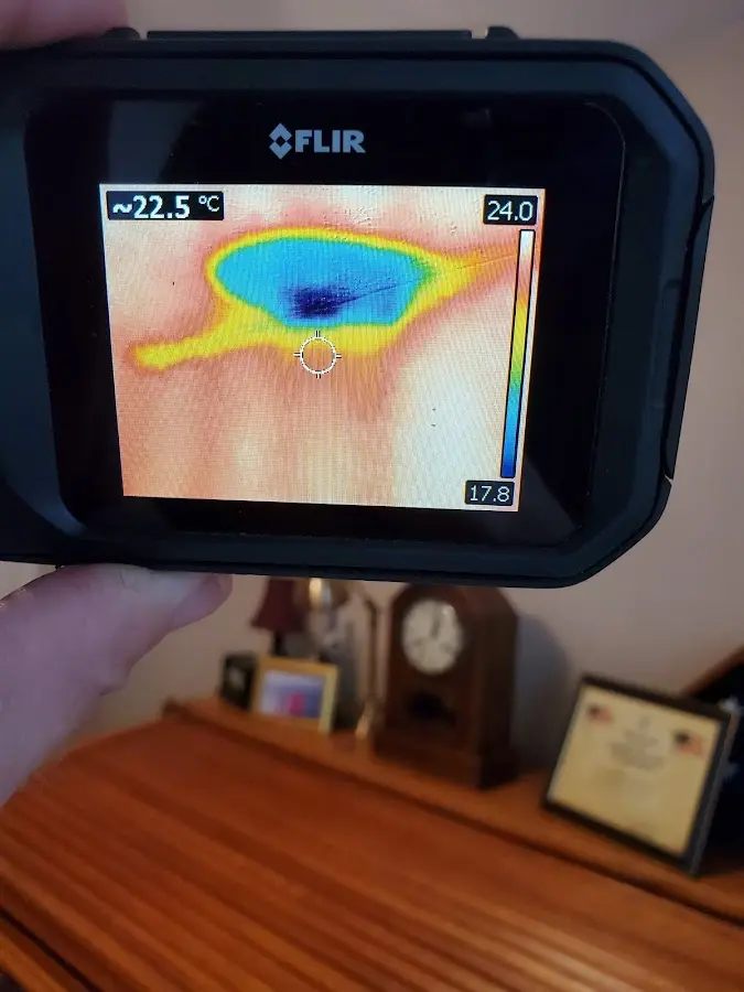 Thermal imaging inspection for water damage in Malone